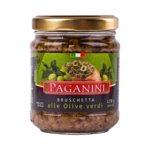 Antepasto Bruschetta alle Olive Verdi Paganini 170g